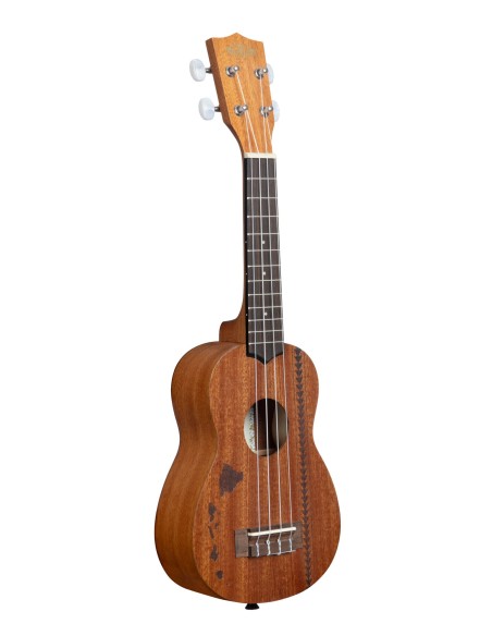 KALA KA-15S-H2 ukulele soprano Tattoo con borsa