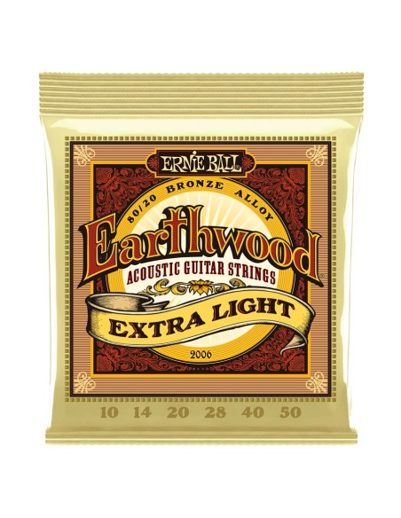 Ernie Ball 2006 Earthwood 80/20 Bronze Extra Light 10-50
