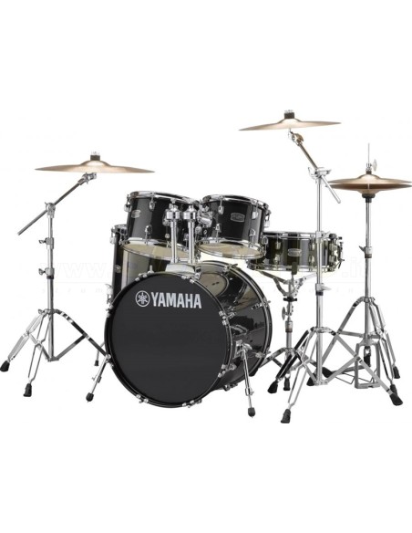 YAMAHA RDP0F5BLGCPSET Rydeen Fusion Black Glitter con piatti Paiste 101