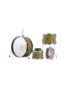 PODL520OG - shell kit - finitura Satin Olive Green - c/speciale ''black badge'' e risonante cassa (c/O-Ring) ''chrome'' Dixon