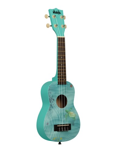 UK-SEASCAPE - ''Graphic Top'' - ukulele soprano Seascape - c/borsa Kala