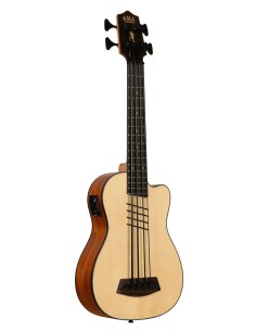 UBASS-HH-SSMHG-FS - ''Artist Signature'' - Hutch Hutchinson - U-BASS Solid Spruce Top Mahogany elettrificato - c/borsa Kala