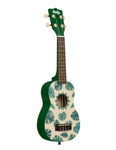 UK-MONSTERA - ''Graphic Top'' - ukulele soprano Monstera - c/borsa Kala