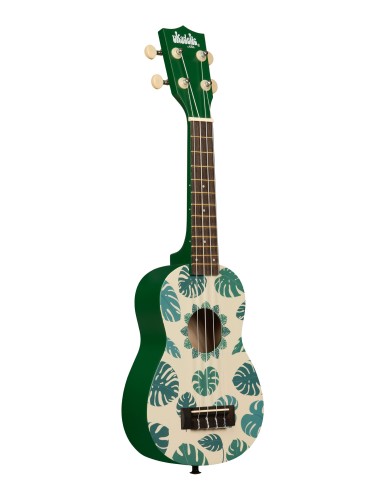UK-MONSTERA - ''Graphic Top'' - ukulele soprano Monstera - c/borsa Kala