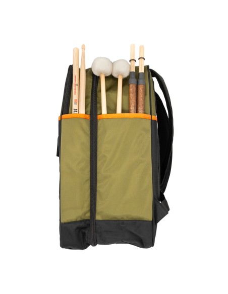 Vic Firth VXBP0103 PROFESSIONAL TECH BACKPACK GREEN-BLACK