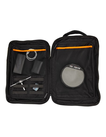 Vic Firth VXBP0103 PROFESSIONAL TECH BACKPACK GREEN-BLACK