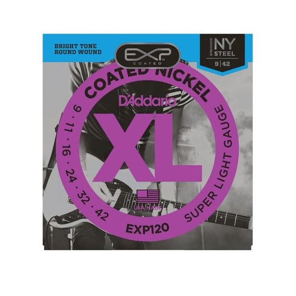 D'Addario EXP120 09-42 Coated Elettrica