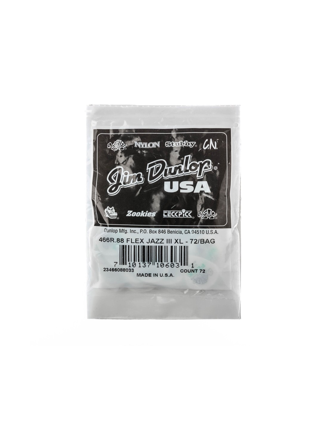 466R088 Tortex Flex Jazz III XL .88 mm Bag/72