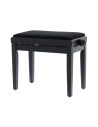 PB/010 BK S Panca Nero Satinato per Pianoforte