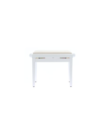PB/010 WH L Panca Bianco Lucido per Pianoforte