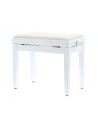 PB/010 WH L Panca Bianco Lucido per Pianoforte