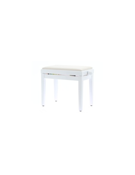 PB/010 WH L Panca Bianco Lucido per Pianoforte