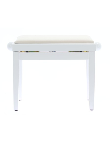 PB/010 WH L Panca Bianco Lucido per Pianoforte