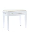 PB/010 WH L Panca Bianco Lucido per Pianoforte