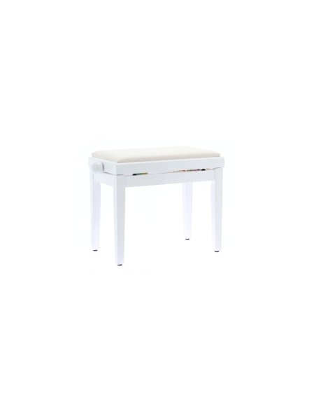 PB/010 WH L Panca Bianco Lucido per Pianoforte