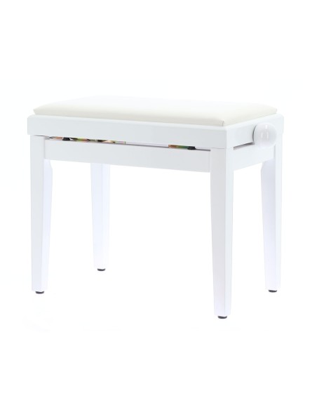 PB/100 WH L Panca Bianco Lucido per Pianoforte