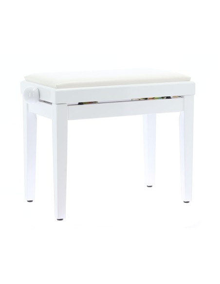 PB/100 WH L Panca Bianco Lucido per Pianoforte