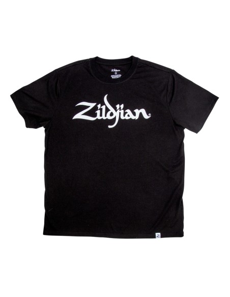 T3012 - Classic Black Logo Tee - L