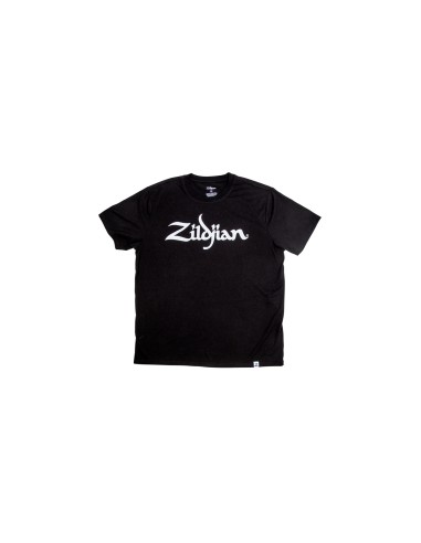 T3012 - Classic Black Logo Tee - L