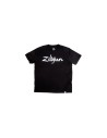 T3012 - Classic Black Logo Tee - L