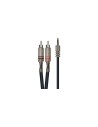 K06M-3 Cavo Segnale 2x RCA maschio/Mini Jack Stereo 3 m
