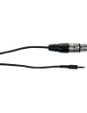 K12-3 Cavo Segnale XLR Femmina/Mini Jack TRS 3 m