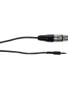 K12-3 Cavo Segnale XLR Femmina/Mini Jack TRS 3 m