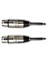 AD26 Adattatore Jack TRS Maschio/XLR Femmina 2 Pcs