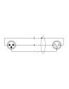 ITST/MF-1 B XLR Maschio/XLR Femmina 1 mt