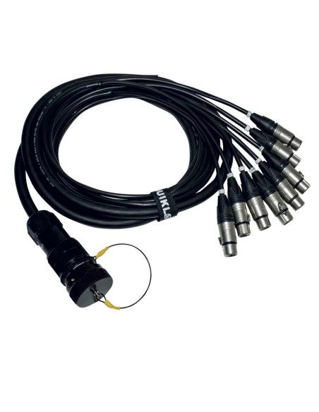 ITPRO/SY25M8F-2,5 Frusta 8 Canali Syntax M Cannon XLR F 2,5 mt