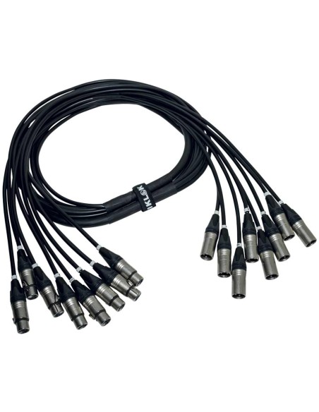 ITPRO/8MF-5 Frusta 8 Canali Cannon XLR 5 mt