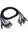 ITPRO/8MF-5 Frusta 8 Canali Cannon XLR 5 mt