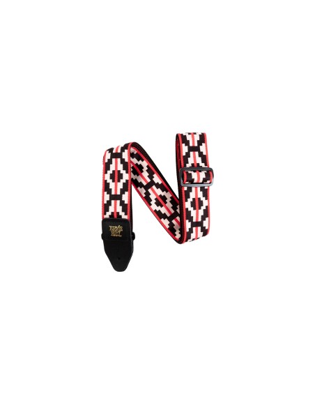 5322 Tracolla Ristra Red Jacquard Strap 2021