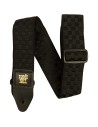 5341 Black Checkers Jacquard Strap