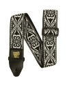5345 Black Heart Jacquard Strap