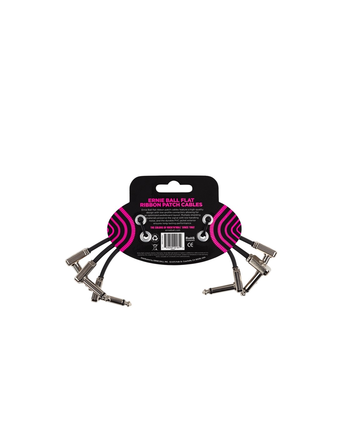 6221 Flat Ribbon Patch Cable 15,24 cm Pacco da 3