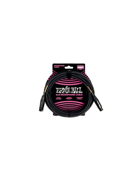 6388 Cavo Microfonico PVC nero 6 m