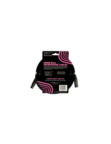 6392 Cavo Microfonico Braided nero 6 m