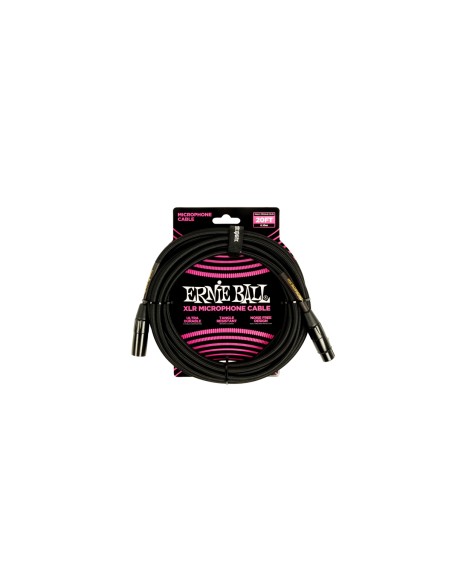 6392 Cavo Microfonico Braided nero 6 m