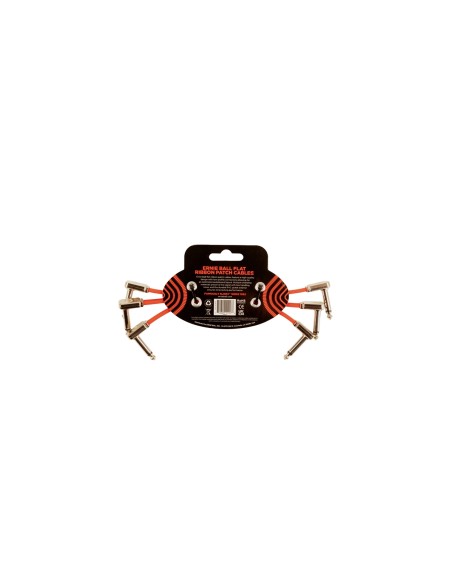 6402 Flat Ribbon Patch Cable Red 15,24cm 3-Pk