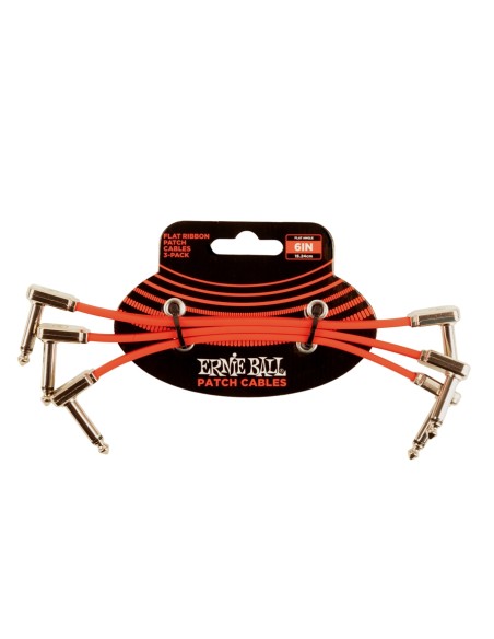 6402 Flat Ribbon Patch Cable Red 15,24cm 3-Pk