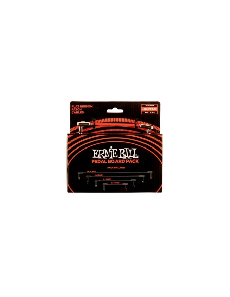 6404 Flat Ribbon Patch Cables Red Multi-pack