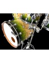 DS Drum Rebel Custom Shop Birch/Mahogany Exotic Mapa Burl Fade Usata