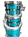 PEARL MASTERS MAPLE PURE MP4C924XSP-S AQUA TURQUOISE STRIPE USATA