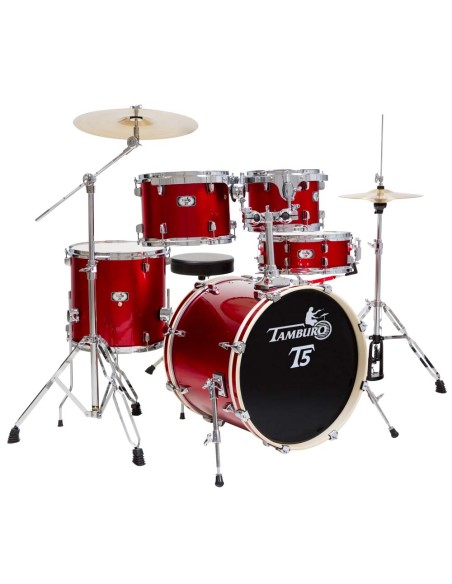 Tamburo TB T5S16BRDSK con cassa 16 Bright Red Sparkle