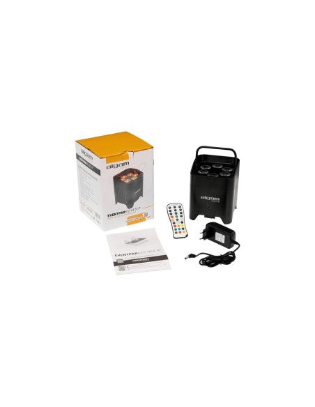 EVENTPAR612-HEX-IP 6x12W RGBWA-UV IP65 a Batteria