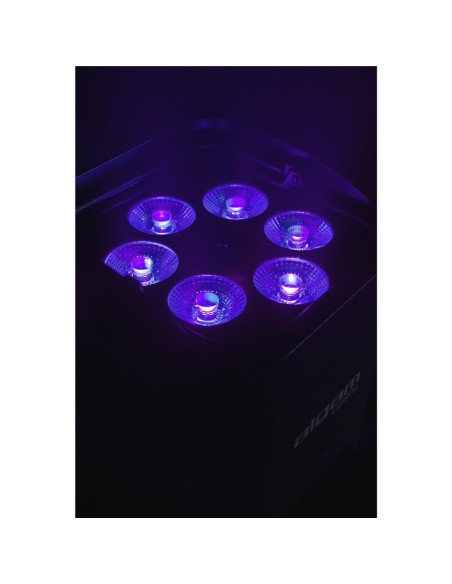 EVENTPAR612-HEX-IP 6x12W RGBWA-UV IP65 a Batteria