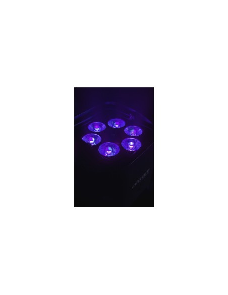 EVENTPAR612-HEX-IP 6x12W RGBWA-UV IP65 a Batteria