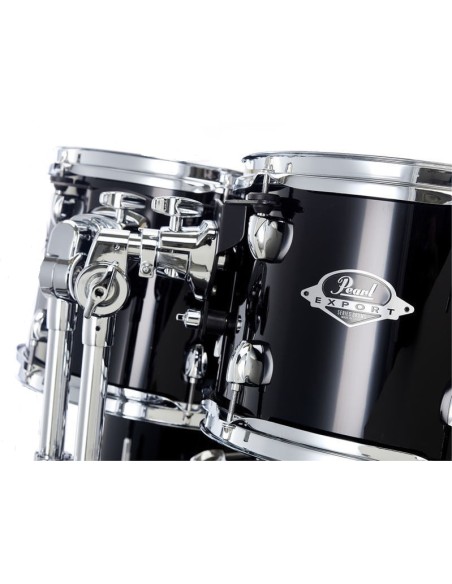 Pearl EXX725 C31 Export Jet Black Shell Kit 22-10-12-16