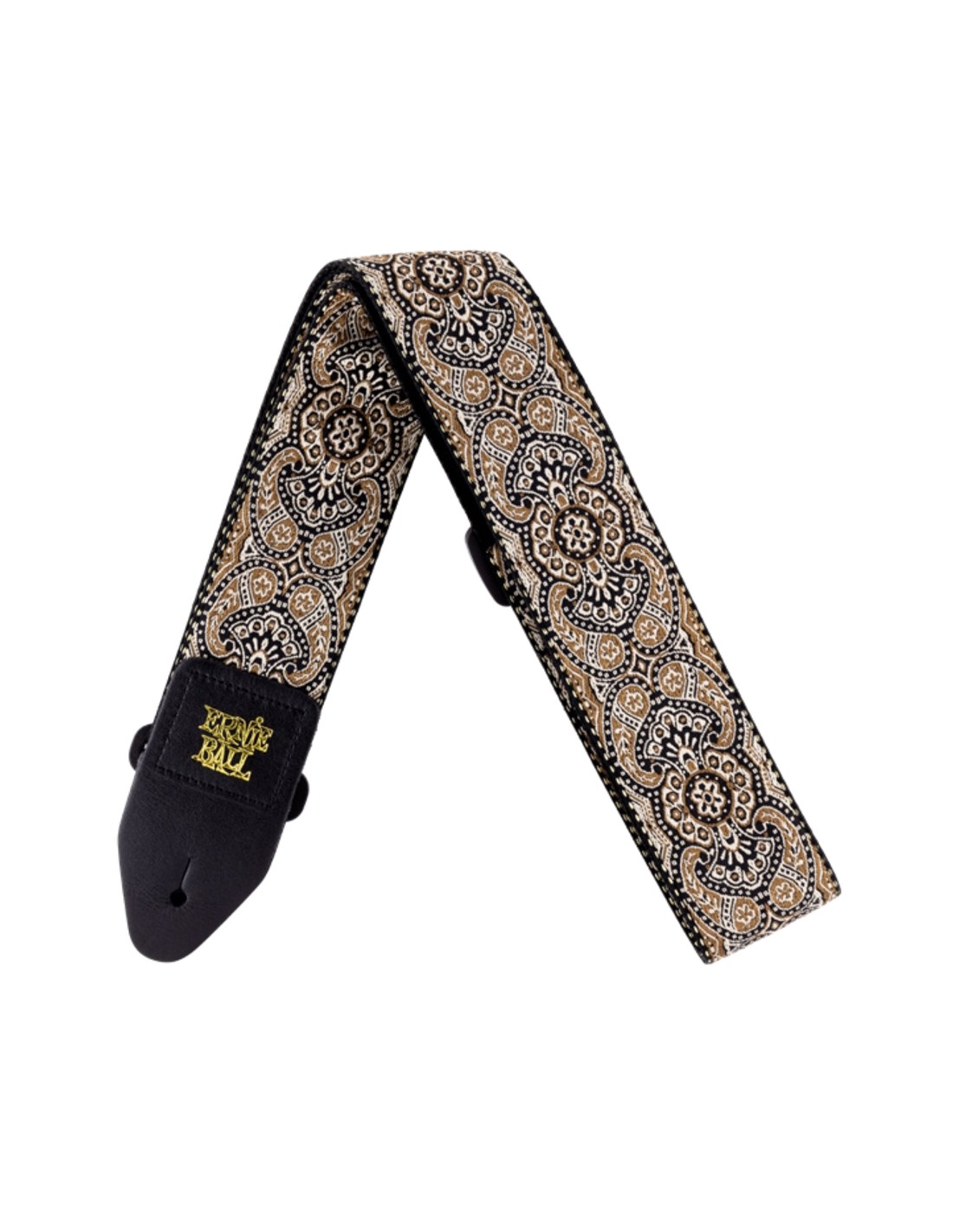 Ernie Ball 4163 Tracolla Gold & Black Paisley Jacquard
